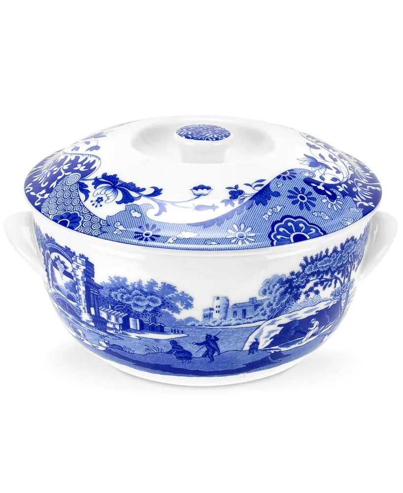 Spode "Blue Italian" Round Covered Casserole