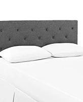 Terisa King Upholstered Fabric Headboard