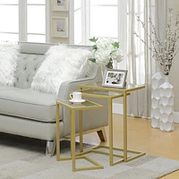 Eleana Glass Nesting Tables