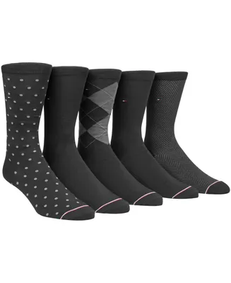 Tommy Hilfiger Men's 5-Pk. Assorted Printed Crew Socks