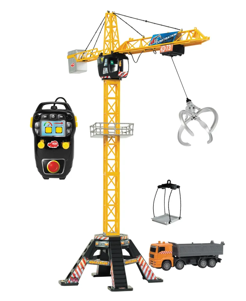 Dickie Toys - Mega Crane Remote Control Set With Truck