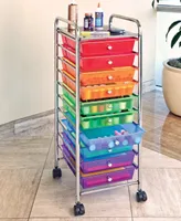 Seville Classics 10 Drawer Organizer Cart