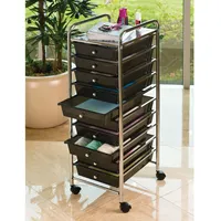 Seville Classics 10 Drawer Organizer Cart