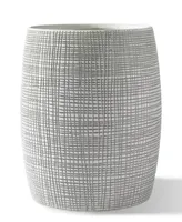 Cassadecor Cestino Embossed Porcelain Wastebasket