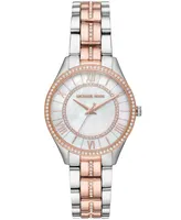 Michael Kors Women's Lauryn Two-Tone Stainless Steel Bracelet Watch 33mm