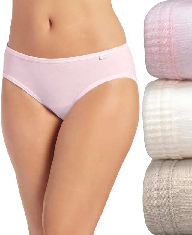 Jockey Elance String Bikini Underwear 3 Pack 1483 Ivory/Sand/Pink