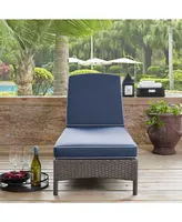 Palm Harbor Outdoor Wicker Chaise Lounge