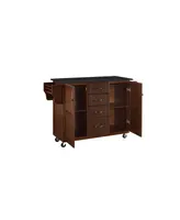 Eleanor Granite Top Kitchen Cart