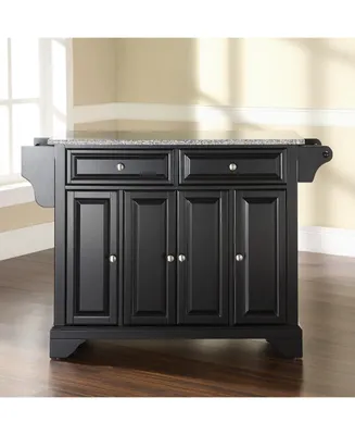 Lafayette Solid Granite Top Kitchen Island