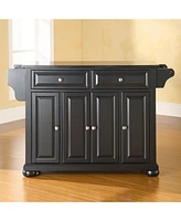 Alexandria Solid Granite Top Kitchen Island