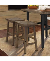 Pomona 26"H Reclaimed Wood Counter Stool