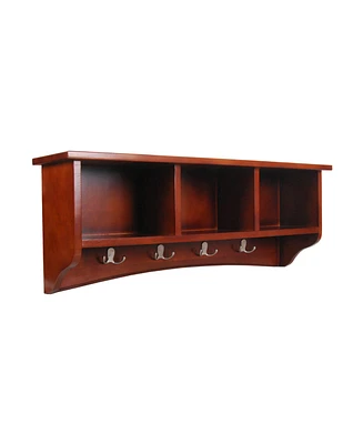 Shaker Cottage Storage Coat Hook, Cherry
