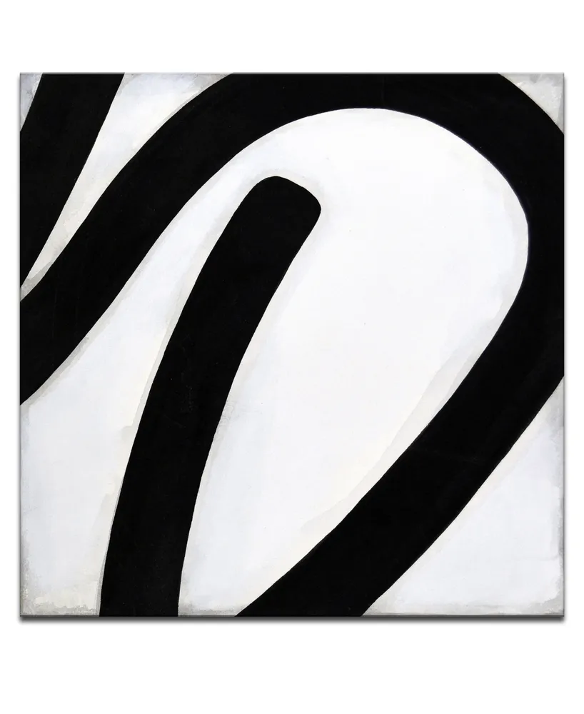 Ready2HangArt, 'Lines Ii' Shape Canvas Wall Art