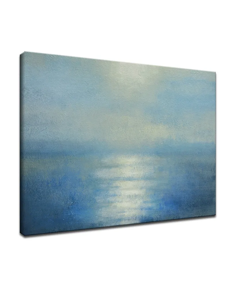 Ready2HangArt, 'Ocean Sunrise' Abstract Canvas Wall Art, 30x40"