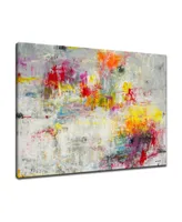 Ready2HangArt, 'Tie Dye' Colorful Abstract Canvas Wall Art