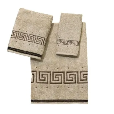 Avanti Pre Athena Greek Key Embroidered Bath Towels