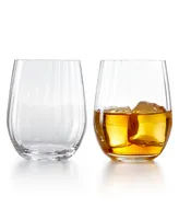 Riedel Optical O Whiskey Glasses, Set of 2