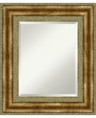 Amanti Art Beveled Wood 24.75x24.75 Wall Mirror