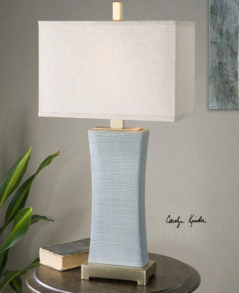 Uttermost Cantarana Blue Gray Table Lamp