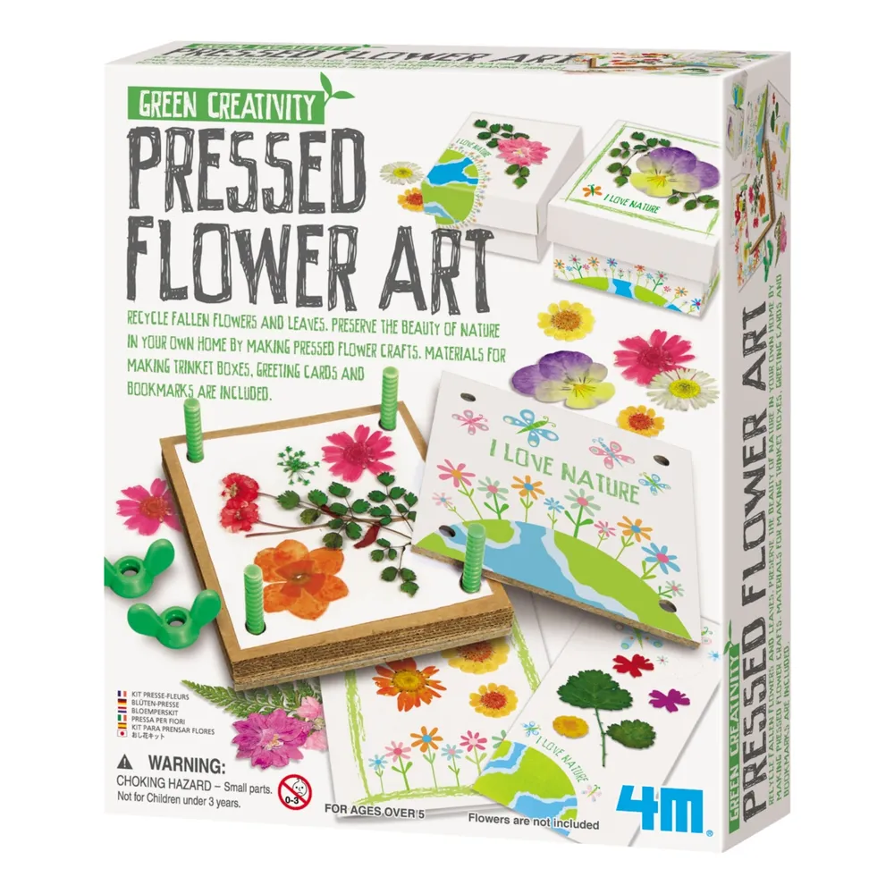 4M Green Creativity Pressed Flower Art Kit