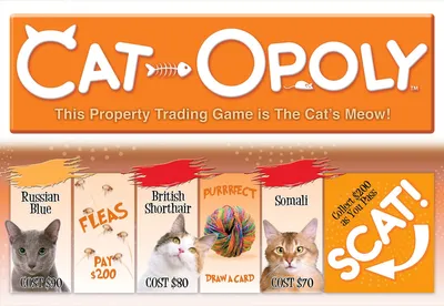 Late for the Sky Cat-Opoly Game