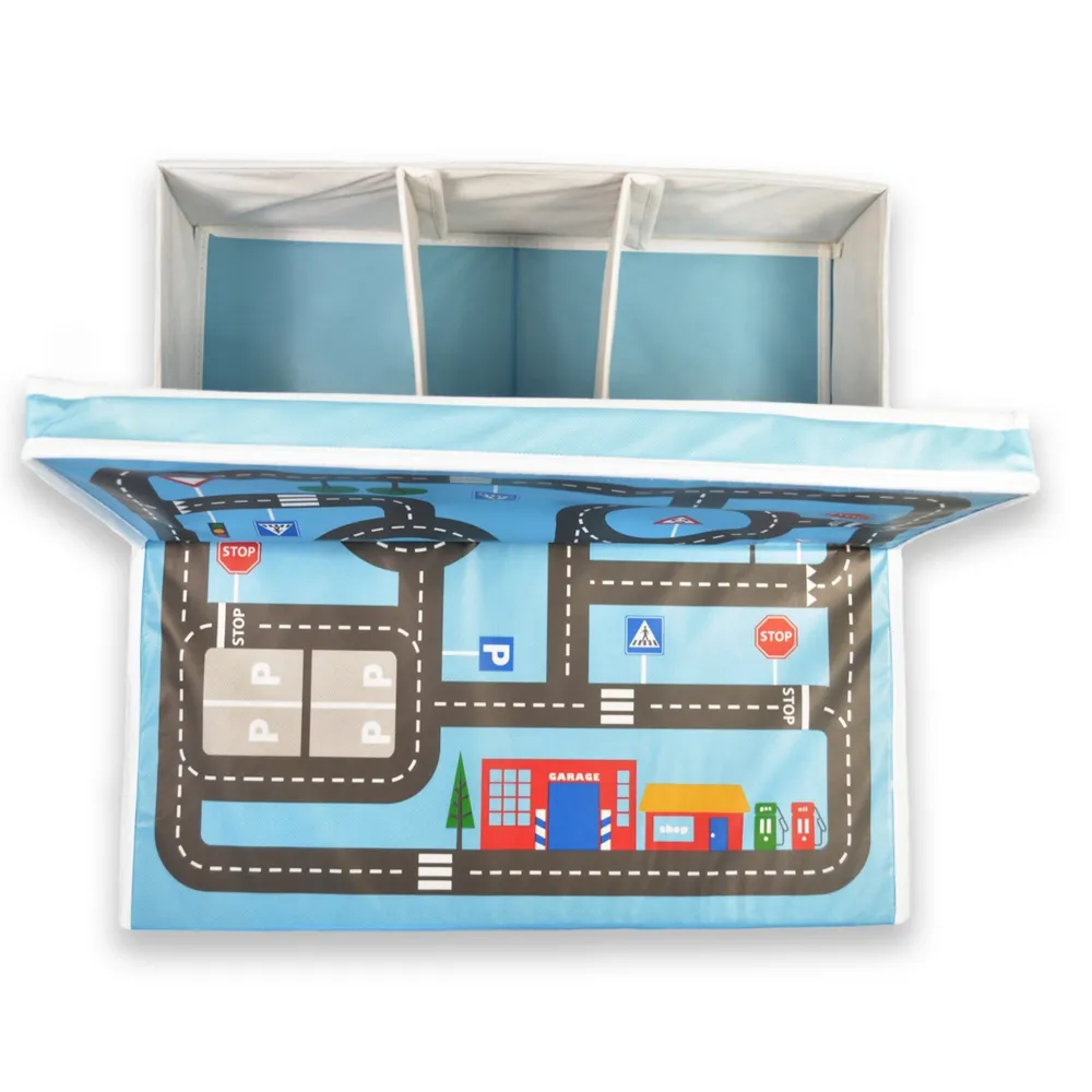 Fun2Give Pop It Up Garage With Road Playmat And Storage