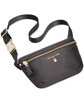 Michael Michael Kors Nylon Fanny Pack, Created for Macy's - Black, Gold