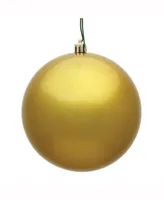 Vickerman 12" Gold Candy Ball Christmas Ornament