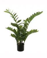 Vickerman 43" Potted Green Zamifolia Bush X 11 With 220 Leaves