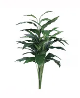 Vickerman 3' Artificial Green Spathiphyllum Plant Featuring 5 Branches With 40 Leaves