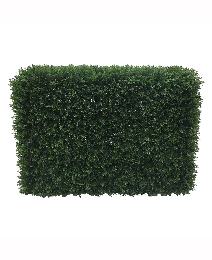 Vickerman Artificial Green Cedar Hedge, Uv Resistant