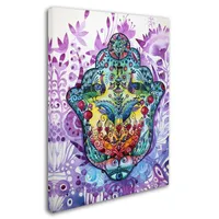 Oxana Ziaka 'Hamsa' Canvas Art - 24" x 18" x 2"