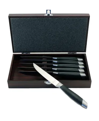 BergHOFF Geminis 6 Piece Steak Set with Wooden Case