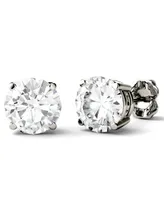 Moissanite Stud Earrings (3 ct. t.w. Diamond Equivalent) in 14k White or Yellow Gold