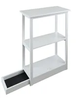 Adams 3 - Shelf Bookcase with Concealed Sliding Track, Concealment Furniture