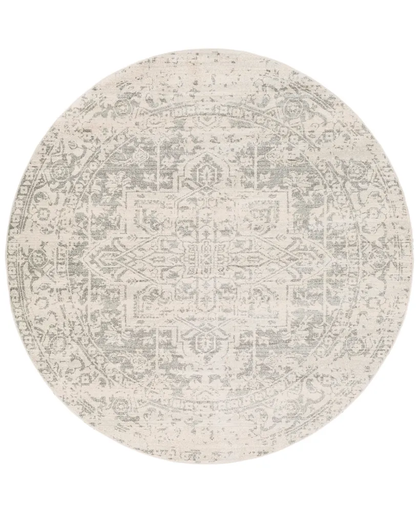 Surya Harput Hap-1024 Gray 5'3" Round Area Rug