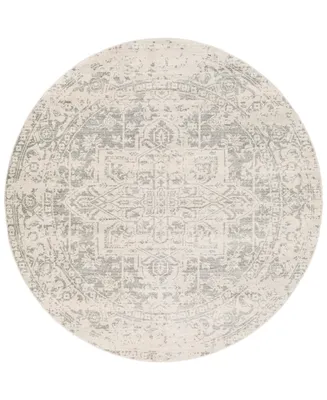 Surya Harput Hap-1024 Gray 5'3" Round Area Rug