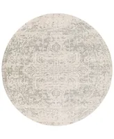 Surya Harput Hap-1024 Gray 5'3" Round Area Rug