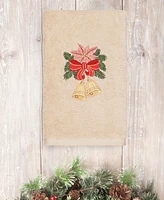 Linum Home Christmas Bells 100% Turkish Cotton Hand Towel