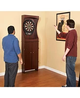 Blue Wave Outlaw Free Standing Dartboard and Cabinet Set