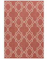 Closeout! Livabliss Alfresco Alf-9591 Rust 2'3" x 4'6" Area Rug, Indoor/Outdoor