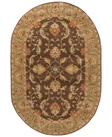 Surya Caesar Cae-1009 Dark Brown 8' x 10' Oval Area Rug