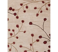 Livabliss Athena Ath-5053 Burgundy 2'6" x 8' Runner Area Rug