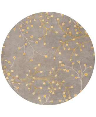 Surya Athena Ath-5060 Taupe 6' Round Area Rug