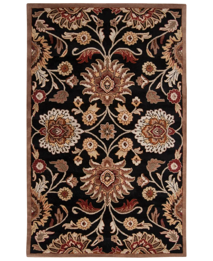 Livabliss Caesar Cae-1053 Black 7'6" x 9'6" Area Rug