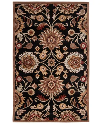 Livabliss Caesar Cae-1053 Black 7'6" x 9'6" Area Rug