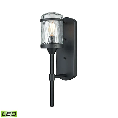 Torch 1 Outdoor Sconce Charcoal Black