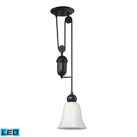 Farmhouse Oiled Bronze Pendant - Led Offering Up To 800 Lumens (60 Watt Equivalent) with Full Range