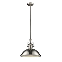 Chadwick 1-Light Pendant in Satin Nickel