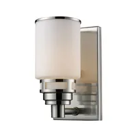 Bryant 1-Light Vanity in Satin Nickel - Led Offering Up To 800 Lumens (60 Watt Equivalent) with Full Scale Dimming Range